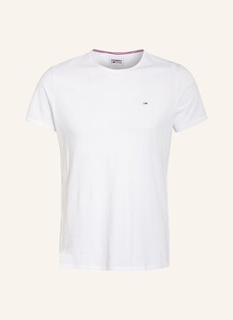 Tommy Jeans: Белая футболка 