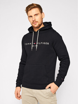 Tommy Hilfiger: Чёрная толстовка 