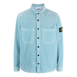 Stone Island: Голубая рубашка 