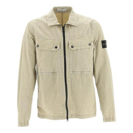 Stone Island: Бежевая рубашка 