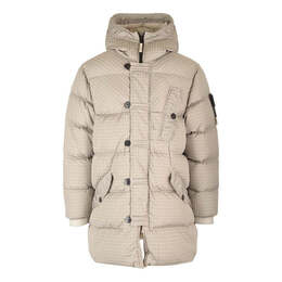 Stone Island: Бежевая куртка 