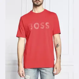 BOSS: Красная футболка 