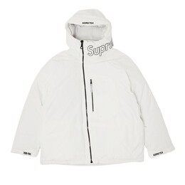Supreme: Белый пуховик  Gore Tex