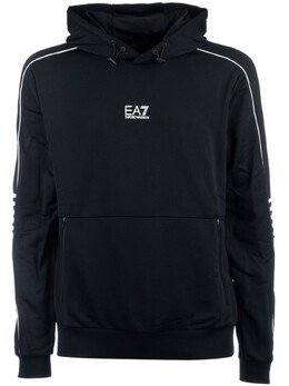 EA7 Emporio Armani: Чёрная толстовка 