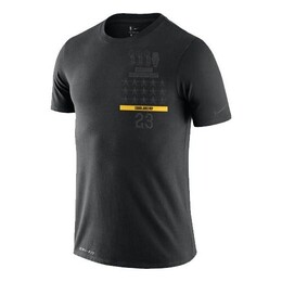 Nike: Жёлтая футболка  Dri FIT