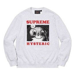 Supreme: Белый свитер  Hysteric Glamour