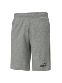PUMA: Серые шорты  Ess