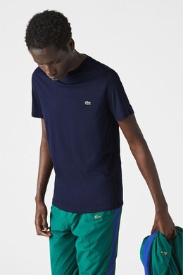 Lacoste: Синяя футболка 