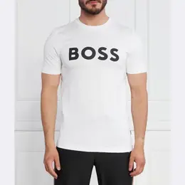 BOSS: Белая футболка 