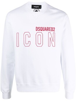 Dsquared2: Белая толстовка  Icon