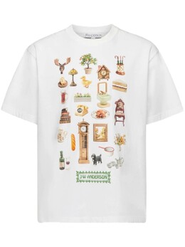 JW Anderson: Футболка с принтом 