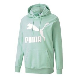 PUMA: Зелёная толстовка  Classics