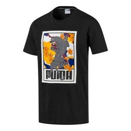 PUMA: Чёрная футболка 