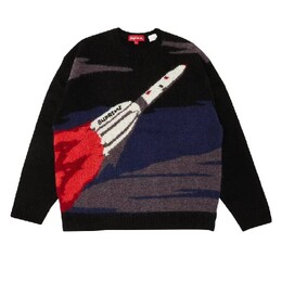 Supreme: Чёрный свитер 