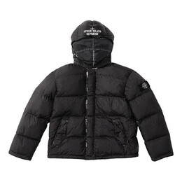 Supreme: Чёрная куртка  Stone Island