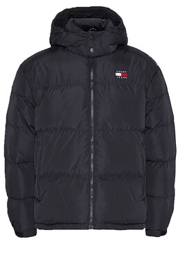 Tommy Jeans: Чёрная куртка 