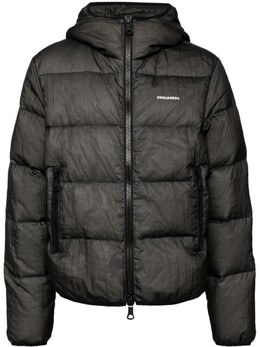 Dsquared2: Чёрный пуховик 