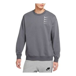 Nike: Серая толстовка  Swoosh