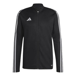 Adidas: Чёрная куртка  Tiro