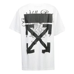 Off-White: Короткая футболка  Arrows
