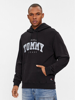 Tommy Jeans: Чёрная толстовка 