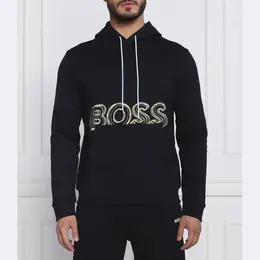 BOSS: Синяя толстовка 