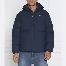 Tommy Hilfiger: Синий пуховик 