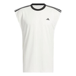 Adidas: Белая футболка 