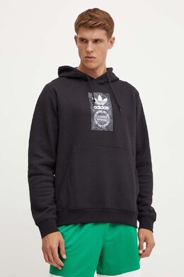 Adidas Originals: Чёрная толстовка 