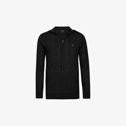 Allsaints: Толстовка  Mode на молнии