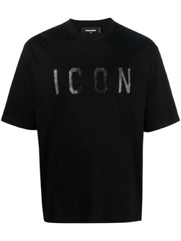 Dsquared2: Футболка  Icon с принтом