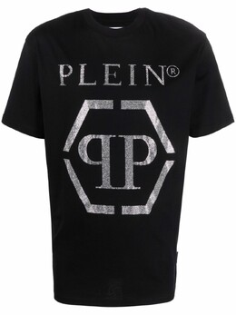 Philipp Plein: Чёрная футболка  Hexagon