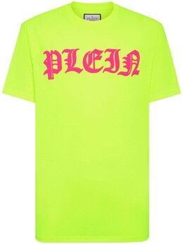 Philipp Plein: Жёлтая футболка  Gothic Plein