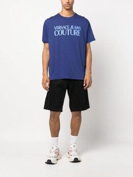 Versace Jeans Couture: Синяя футболка 