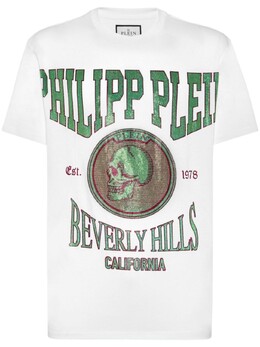 Philipp Plein: Белая футболка 