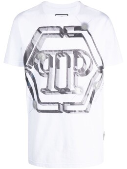 Philipp Plein: Белая футболка 