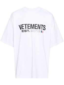Vetements: Белая футболка 