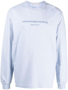 Alexander Wang: Синяя футболка 