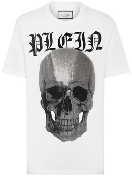 Philipp Plein: Белая футболка 