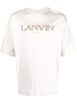 Lanvin: Серая футболка 