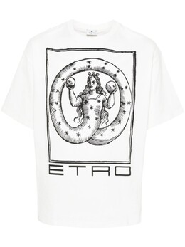 Etro: Футболка с принтом 