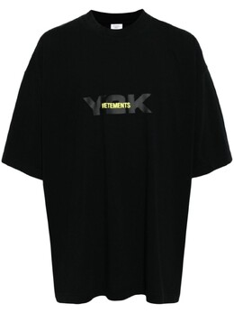 Vetements: Чёрная футболка 