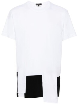 Comme des Garçons: Футболка в стиле пэчворк 