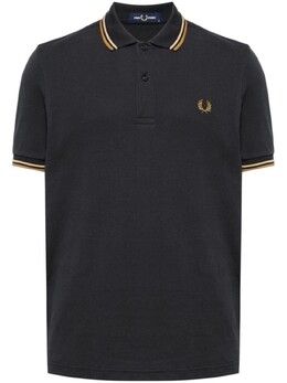 Fred Perry: Серая рубашка  Twin Tipped