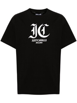 Just Cavalli: Чёрная футболка 