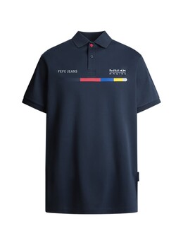 Pepe Jeans: Синее поло 