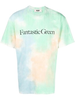 MSGM: Зелёная футболка  Fantastic Green