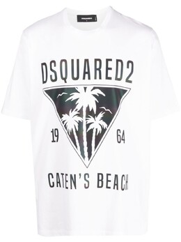 Dsquared2: Белая футболка 