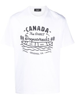Dsquared2: Белая футболка 