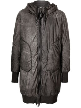 DKNY: Пуховик с капюшоном 